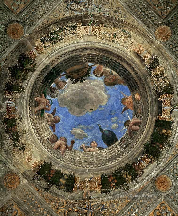 Decke Oculus Renaissance Maler Andrea Mantegna Ölgemälde